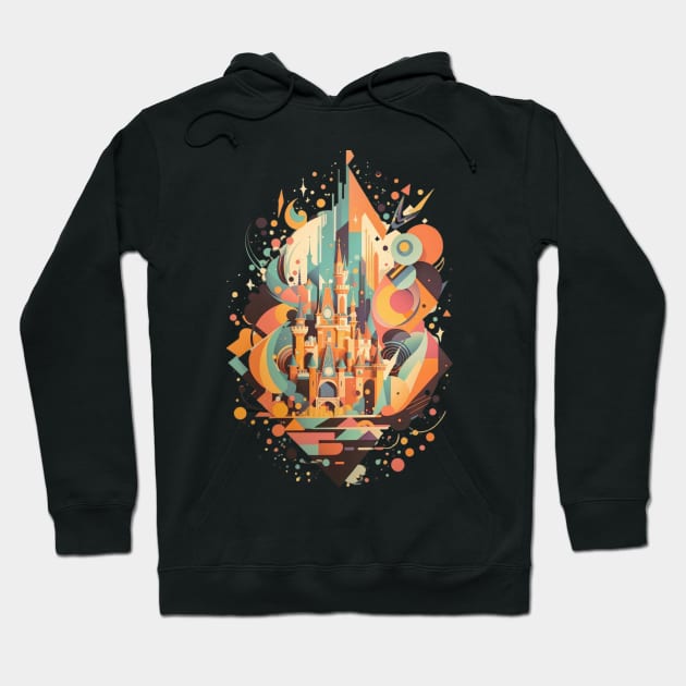 Enchanted Geometries: Magic Kingdom Castle Edition Hoodie by InspiredByTheMagic